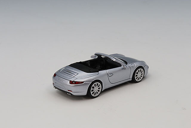 ミニチャンプス 1/87 ポルシェ 911 カブリオレ 2012 シルバー