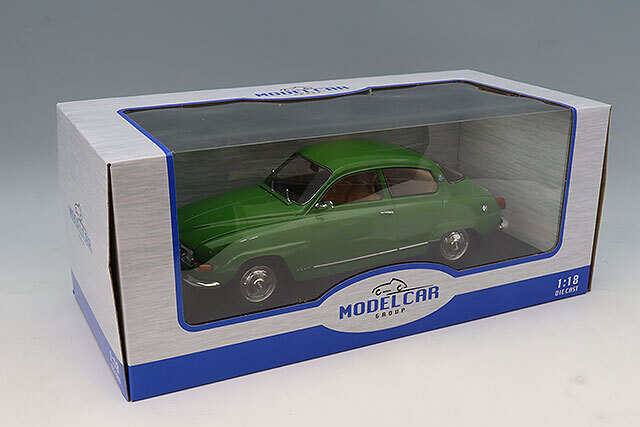 モデルカーグループ 1/18 サーブ 96 V4 1970 ダークグリーン