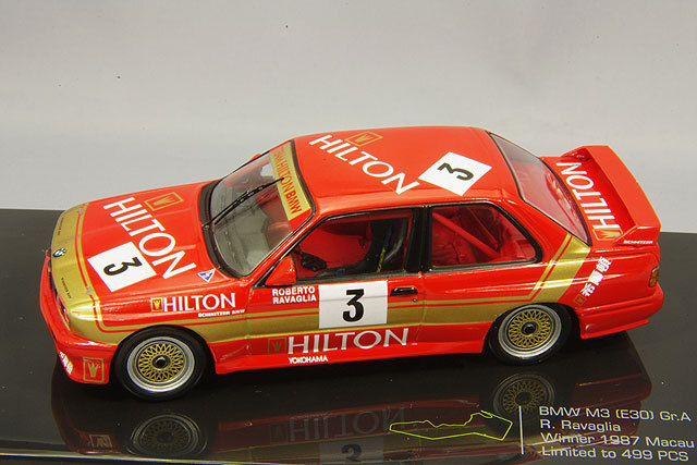 イクソ 1/43 BMW M3 E30 1987 マカオ ギアレース ウィナー #3 R