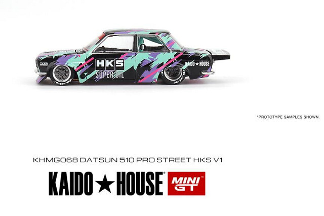 KAIDO HOUSE x TSM ミニGT 1/64 ダットサン KAIDO 510 プロストリート 
