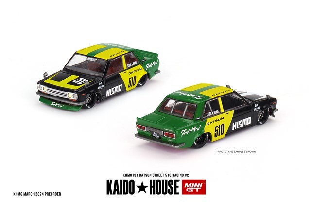 KAIDO HOUSE x TSM ミニGT 1/64 ダットサン ストリート 510 レーシング  