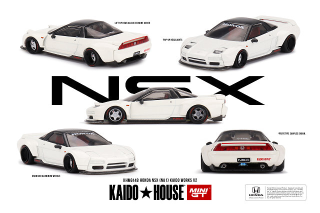 KAIDO HOUSE x TSM ミニGT 1/64 ホンダ NSX (NA1) KAIDO WORKS V2