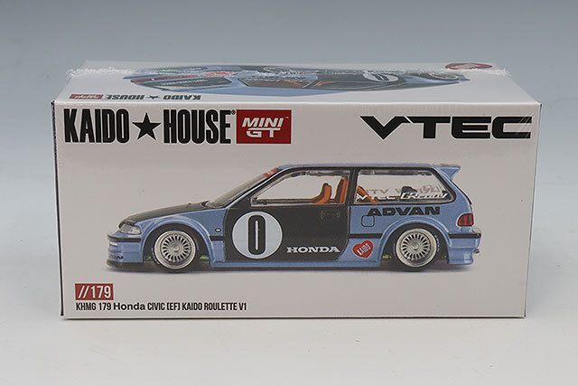 KAIDO HOUSE x TSM ミニGT 1/64 ホンダ シビック EF Kaido Roulette V1