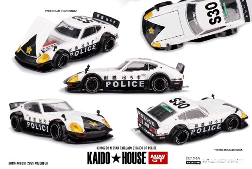 KAIDO HOUSE x TSM ミニGT 1/64 日産 フェアレディ Z Kaido GT ポリス