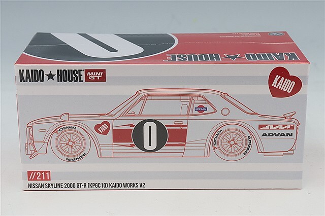 SKYLINE【et056201KPGC10専用】 MINI GT 1/64 (ダイキャスト製) Nissan スカイライン 2000GT-R(KPGC10