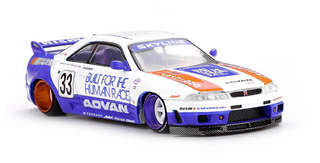 KAIDO HOUSE x TSM ミニGT 1/64 日産 スカイライン GT-R R33 BFTHR V1