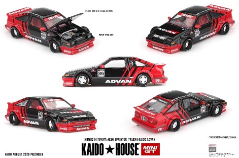 ☆予約品☆ KAIDO HOUSE x TSM ミニGT 1/64 トヨタ AE86
