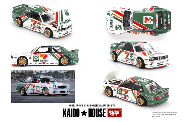 KAIDO HOUSE x TSM ミニGT 1/64 BMW M3 KAIDO WORKS V1 ラリー・チェン