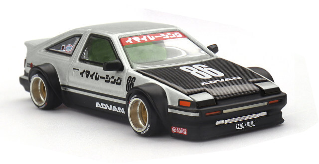 KAIDO HOUSE x TSM ミニGT 1/64 トヨタ AE86 スプリンタートレノ Kaido