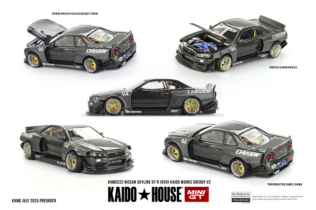 KAIDO HOUSE x TSM ミニGT 1/64 日産 スカイライン GT-R R34 Kaido