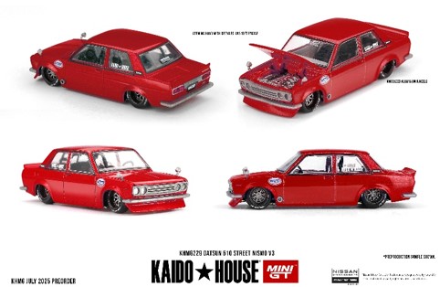 KAIDO HOUSE x TSM ミニGT 1/64 ダットサン 510 ストリート