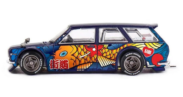 KAIDO HOUSE x TSM ミニGT 1/64 ダットサン KAIDO 510 ワゴン 鯉ワゴン