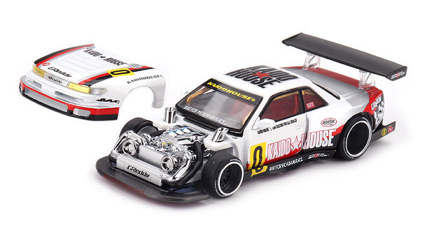 KAIDO HOUSE x TSM ミニGT 1/64 日産 シルビア S13-R Circuit Spec V1