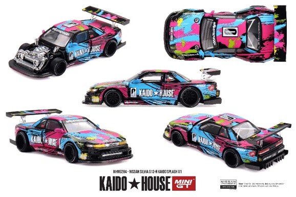 ☆予約品☆ KAIDO HOUSE x TSM ミニGT 1/64 日産 シルビア S13-R Kaido