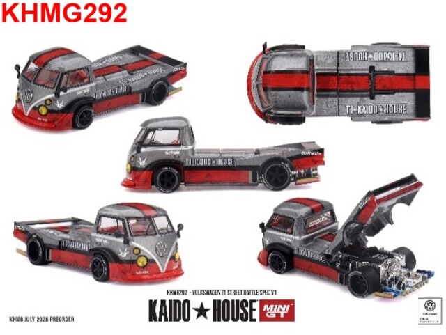☆予約品☆ KAIDO HOUSE x TSM ミニGT 1/64 フォルクスワーゲン T1