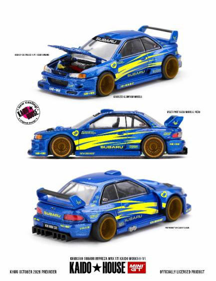 ☆予約品☆ KAIDO HOUSE x TSM ミニGT 1/64 スバル インプレッサ WRX