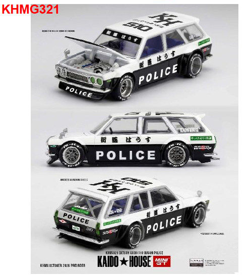 ☆予約品☆ KAIDO HOUSE x TSM ミニGT 1/64 ダットサン 510 ワゴン