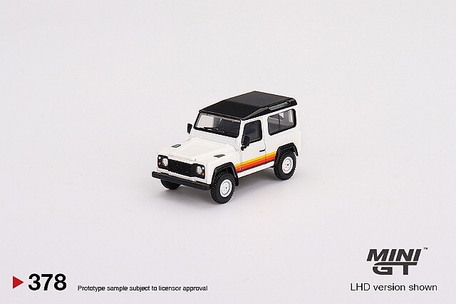 TSM ミニGT 1/64 ランドローバー ディフェンダー 90 ワゴン ホワイト