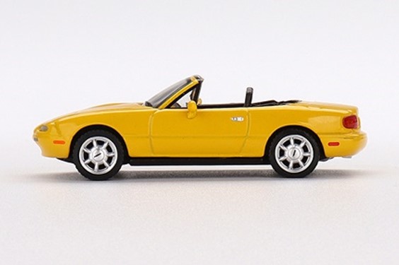 TSM ミニGT 1/64 ユーノス ロードスター サンバーストイエロー