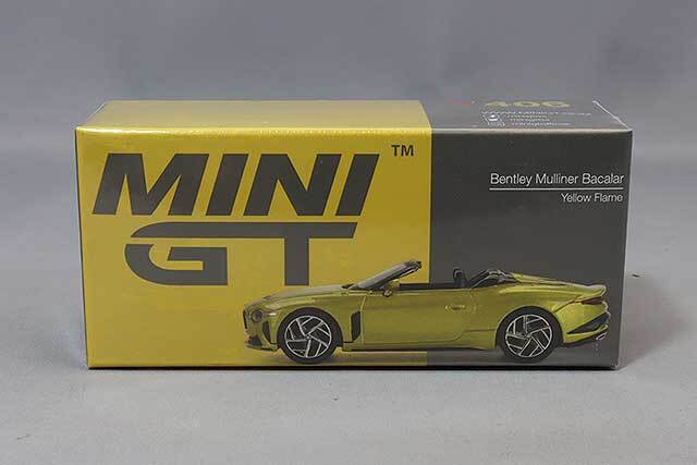 TSM ミニGT 1/64 ベントレー マリナー バカラル イエローフレイム 左 