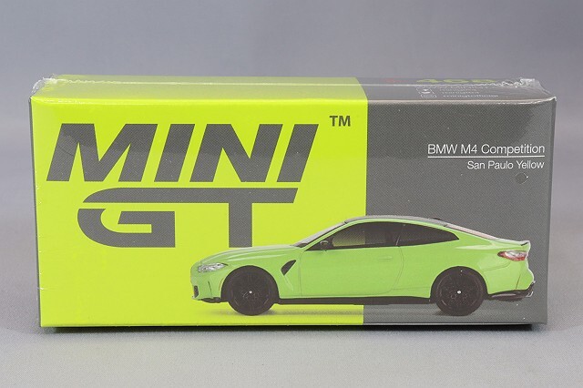 TSM ミニGT 1/64 BMW M4 コンペティション (G82) サンパウロイエロー