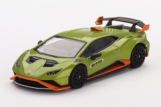 TSM ミニGT 1/64 ランボルギーニ ウラカン STO ヴェルデシトレア 右 