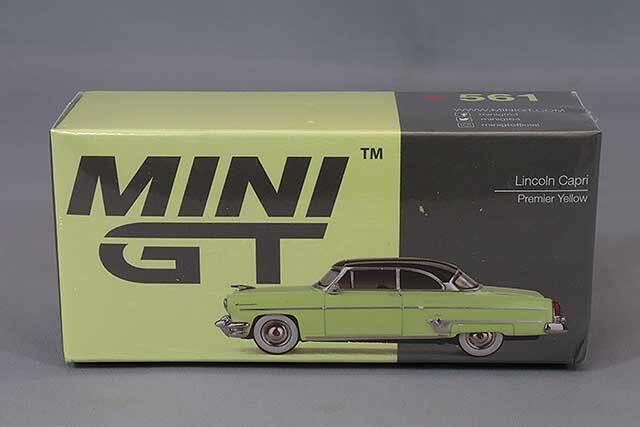 TSM ミニGT 1/64 リンカーン カプリ 1954 プレミアイエロー 左ハンドル