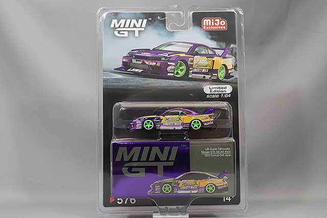 Mijo特注, TSM ミニGT 1/64 日産 シルビア S15 LBスーパーシルエット 