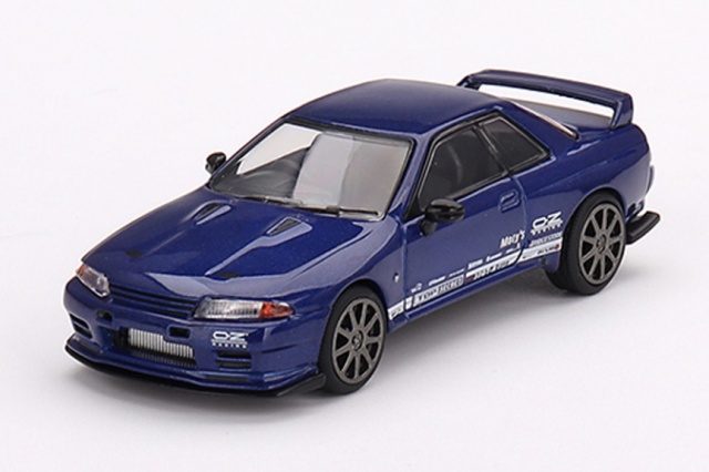 TSM ミニGT 1/64 日産 スカイライン GT-R VR32 Top Secret メタリックブルー 右ハンドル