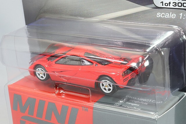 Mijo特注】 TSM ミニGT 1/64 マクラーレン F1 レッド (左ハンドル)