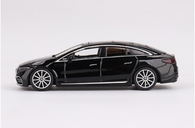 TSM ミニGT 1/64 メルセデスベンツ EQS 580 4MATIC ブラック （右