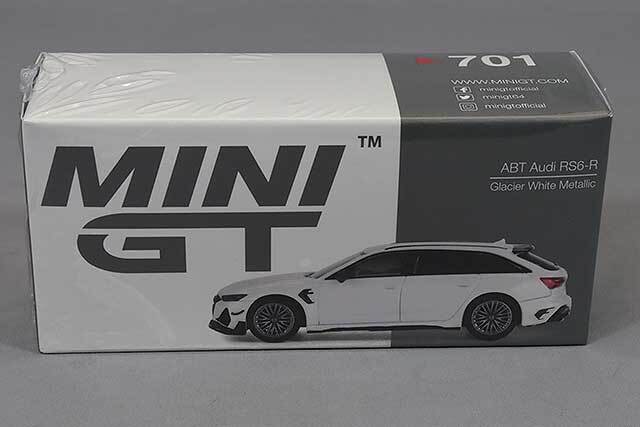 TSM ミニGT 1/64 アウディ ABT RS6-R グレイシアホワイト