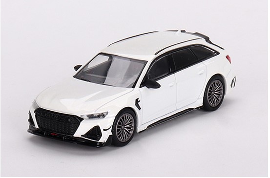 TSM ミニGT 1/64 アウディ ABT RS6-R グレイシアホワイト