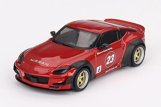 TSM ミニGT 1/64 パンデム 日産 Z パッションレッド (右ハンドル)