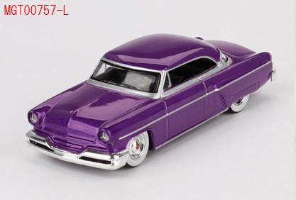 ドロップスターズ リンカーンカスタムミニカー 黒 TSM ミニGT 1/64 リンカーン カプリ ホットロッド 1954 メタリック