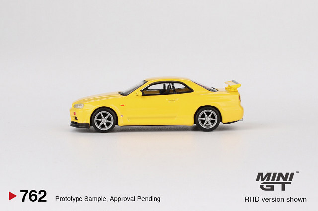 MINIGT 1/64 125 パンデム 日産 GT-R コスモポリタンイエロー MINIGT 1/64 125 パンデム 日産 GT-R コスモポリタンイエロー