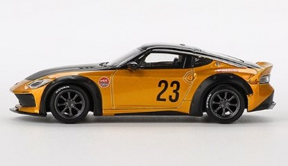 TSM ミニGT 1/64 日産 Z LB-NATION WORKS LB ゴールド(右ハンドル)