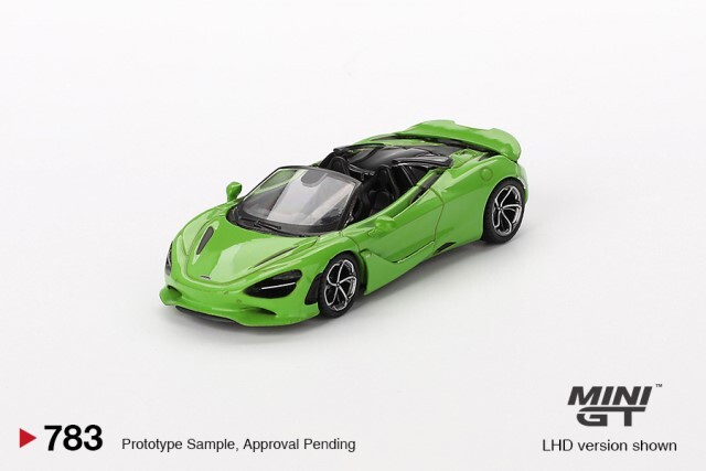 クランクリンミント 1910型 Precision Models TSM ミニGT 1/64 マクラーレン 750S マンティスグリーン 左ハンドル