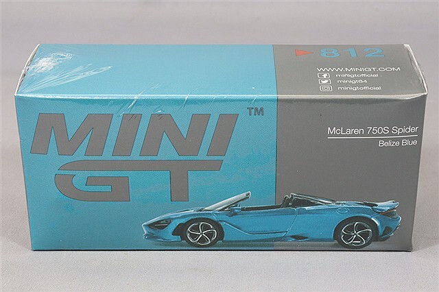 TSM ミニGT 1/64 マクラーレン 750S ベリーズブルー (右ハンドル)