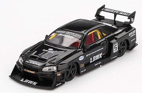 2台セット　ミニGT　日産 LB-ER34 スーパーシルエット スカイライン TSM ミニGT 1/64 日産 LB-ER34 スーパーシルエット スカイライン