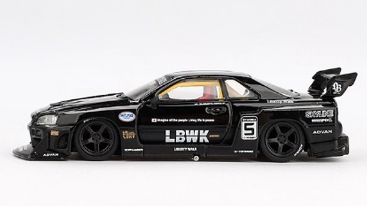 TSM ミニGT 1/64 日産 LB-ER34 スーパーシルエット スカイライン