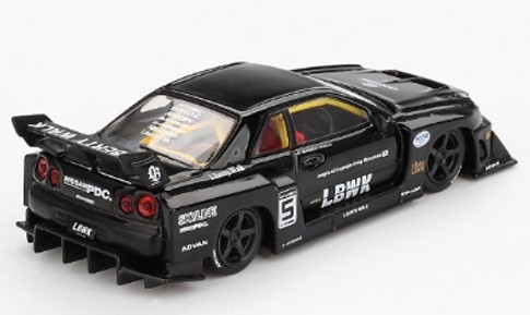 MINIGT 1/64 LB-WORKS ER34 スーパーシルエット Mini GT 1:64 Nissan LB-ER34 Super Silhouette SKYLINE – Black