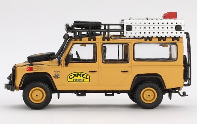 TSM ミニGT 1/64 ランドローバー ディフェンダー 110 キャメル