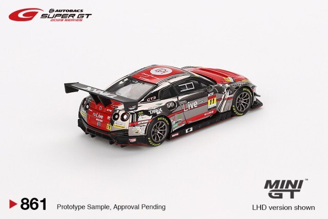TSM ミニGT 1/64 ゲイナー TANAX GT-R 2023 スーパーGT #11 富田