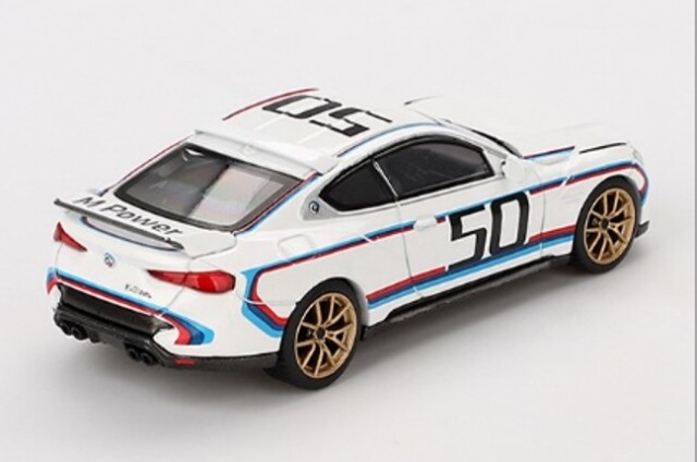TSM ミニGT 1/64 BMW 3.0 CSL ホワイト 右ハンドル