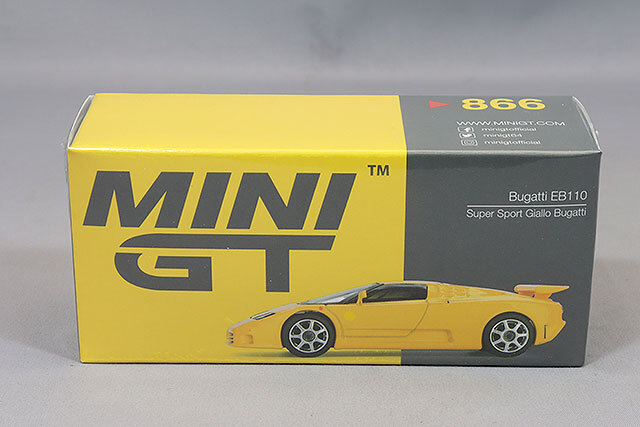 TSM ミニGT 1/64 ブガッティ EB110 スーパースポーツ Giallo Bugatti