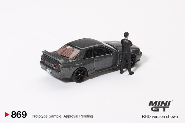 TSM ミニGT 1/64 日産 スカイライン GT-R R32 ニスモ ガンメタル 松田