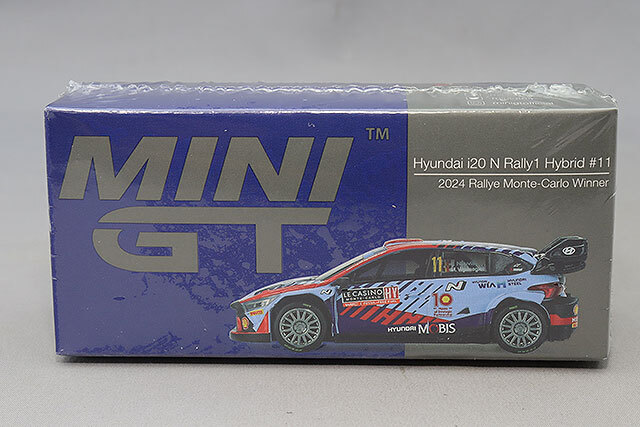 TSM ミニGT 1/64 ヒョンデ i20 N Rally1モンテカルロラリー 2024 優勝