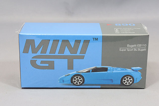 TSM ミニGT 1/64 ブガッティ EB110 スーパースポーツ ブルー
