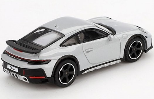 TSM ミニGT 1/64 ポルシェ 911 ダカール アイスグレーメタリック 右